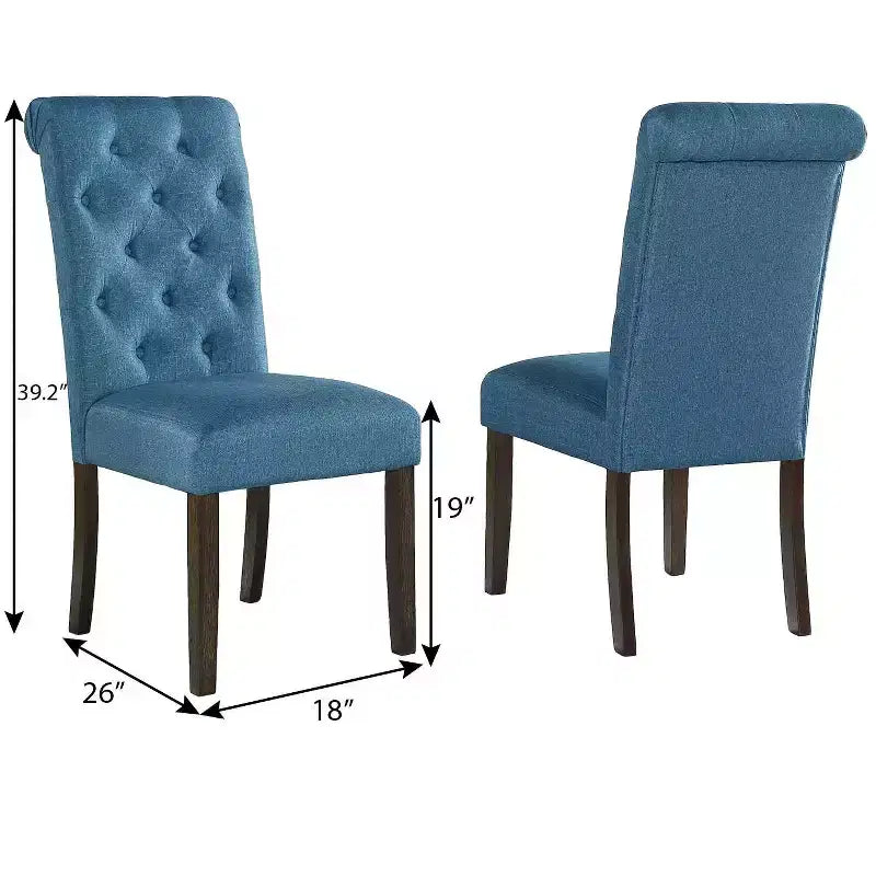 Ensemble de salle à manger 6 pièces Ashford, table à manger avec pieds épingle à cheveux, 4 chaises et banc, 4 options de couleur