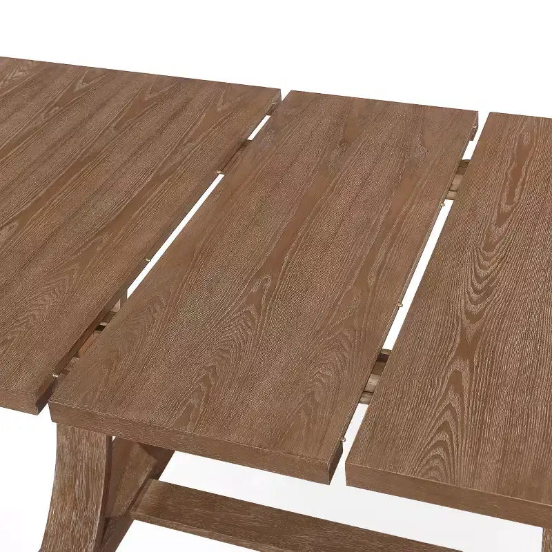 Ensemble de salle à manger extensible 7 pièces en bois rembourré style ferme Christopher Knight Home Fernleaf