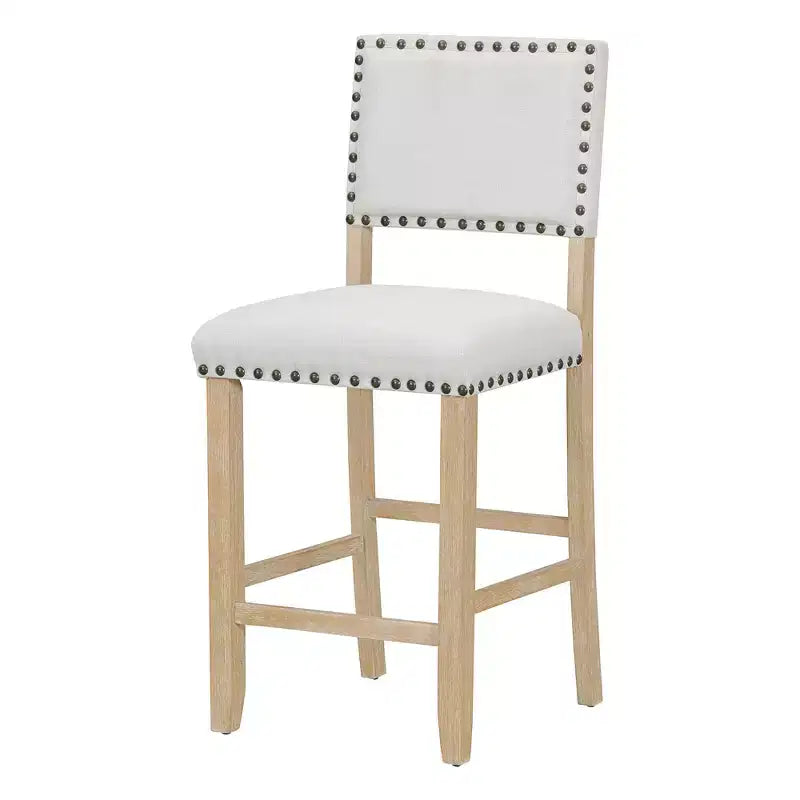 Ensemble de salle à manger 5 pièces Whisen hauteur comptoir avec table élégante classique et 4 chaises
