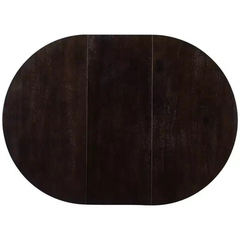 Ensemble de salle à manger de ferme 5 pièces Whisen avec table à manger extensible et 4 chaises de salle à manger rembourrées