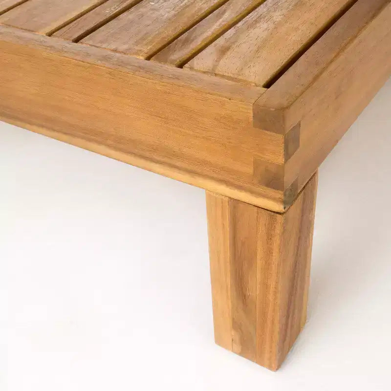 GDFStudio Cascada Canapé de Conversation Sectionnel d'Extérieur 5 Places en Bois d'Acacia avec Coussins