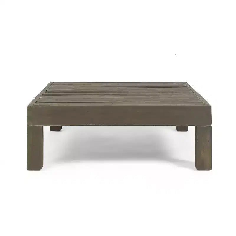 Christopher Knight Home Brava Canapé d'angle d'extérieur 8 places en bois d'acacia avec coussins