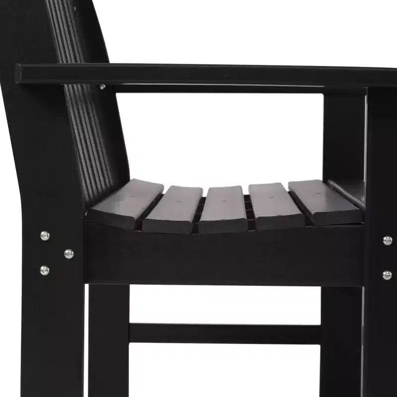 WestinTrends Malibu Ensemble de 5 meubles d'extérieur en PEHD avec canapé et fauteuils à bascule