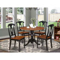 HomeStock Dropleaf Dining Table Set Kitchen Dining Black Cherry