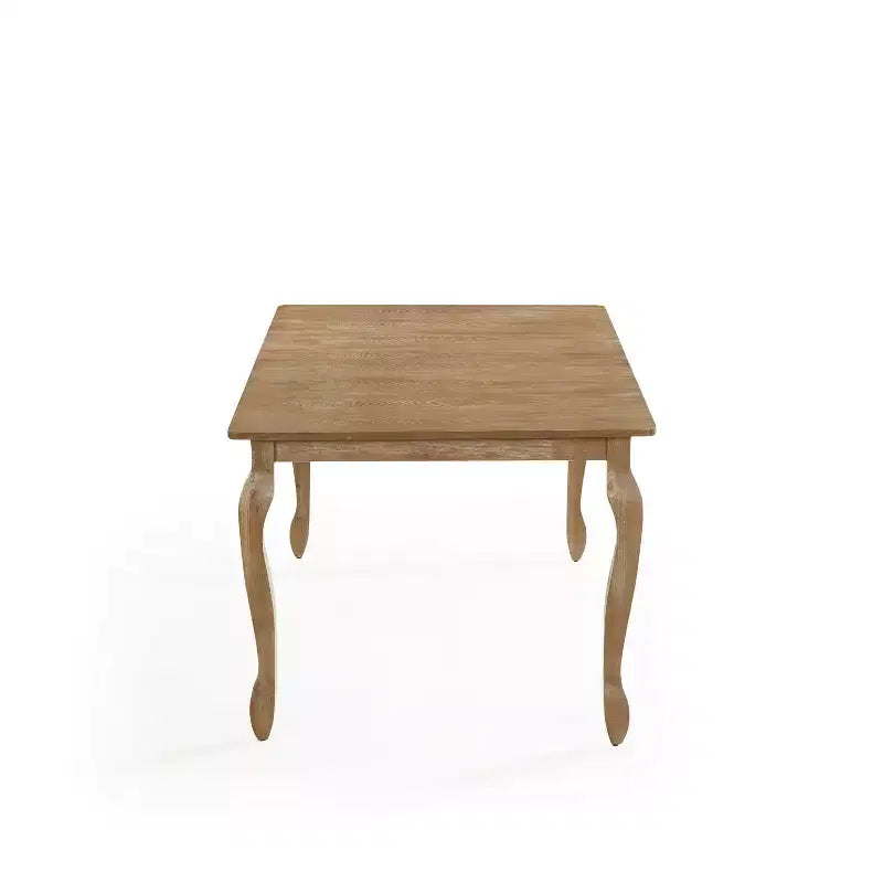 Ensemble de salle à manger extensible en bois et rotin, 7 pièces, avec tissu capitonné style campagne française, Christopher Knight Home Regan