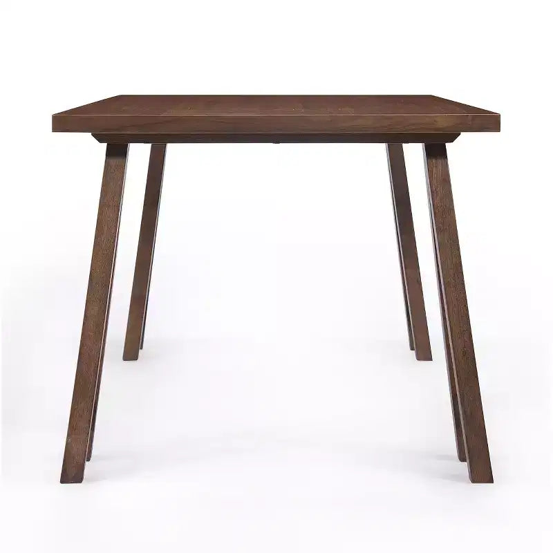 Ensemble de salle à manger 7 pièces en bois rembourré en tissu style moderne du milieu du siècle Christopher Knight Home Kwame