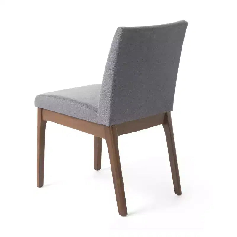 Ensemble de salle à manger 7 pièces en bois rembourré en tissu style moderne du milieu du siècle Christopher Knight Home Kwame