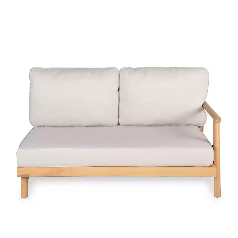 Christopher Knight Home Shane Ensemble de 3 pièces de salon de patio rustique en bois d'acacia avec lattes et sièges rembourrés