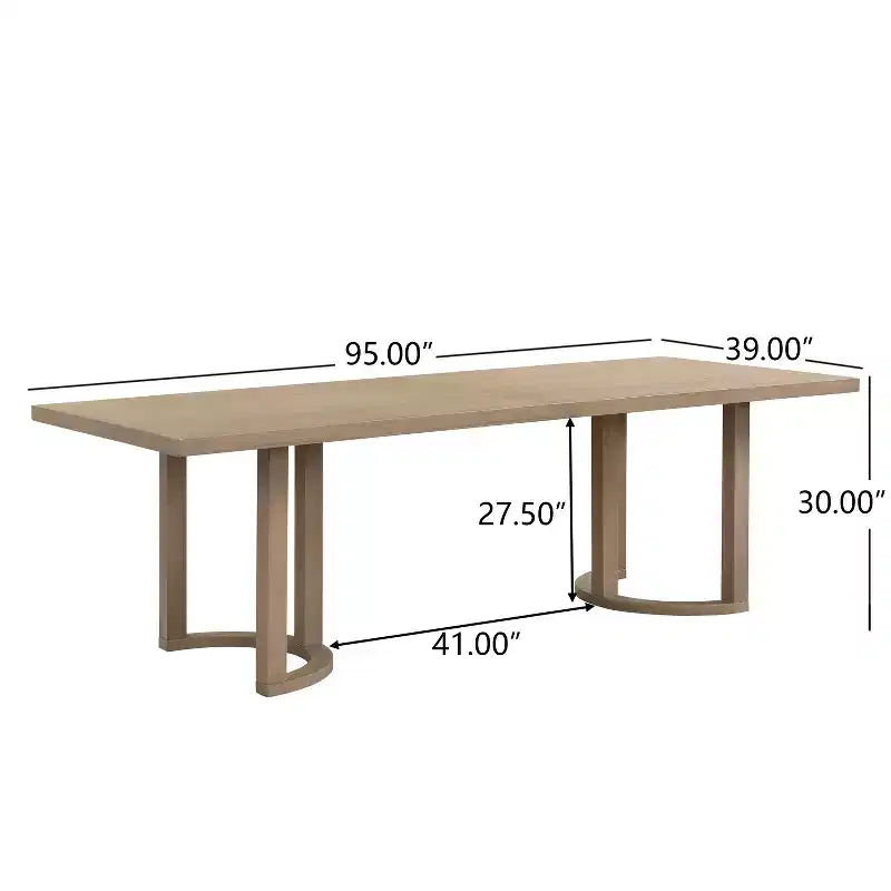 Christopher Knight Home Dason, ensemble de salle à manger moderne du milieu du siècle, 7 pièces, avec chaises rembourrées et table minimaliste