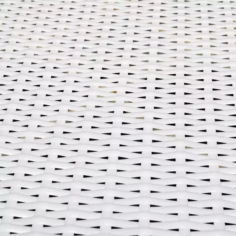 vidaXL Salon de jardin 8 pcs Blanc et Noir