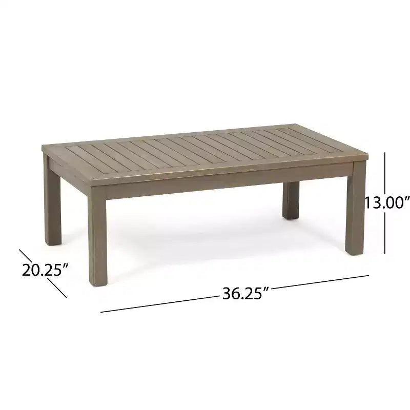 Christopher Knight Home Todd, ensemble de conversation d'extérieur 7 pièces en bois d'acacia avec coussins résistants à l'eau