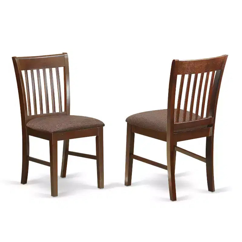 Ensemble de petite table de cuisine HomeStock Belmont - Table et chaises de salle à manger, Acajou