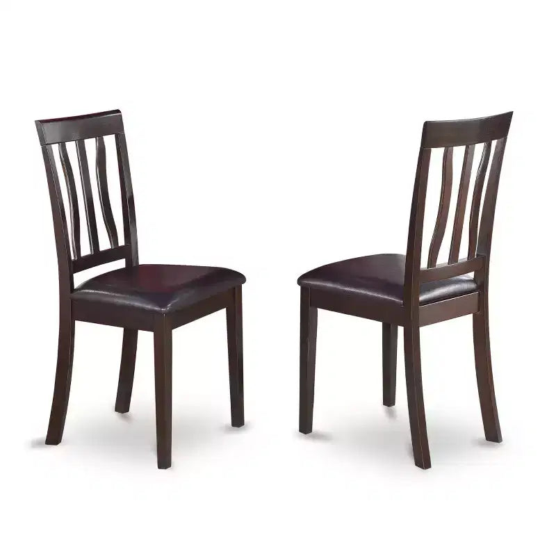 Ensemble Table de Cuisine et Chaises HomeStock Belmont - Table à manger et chaises de salle à manger, Cappuccino