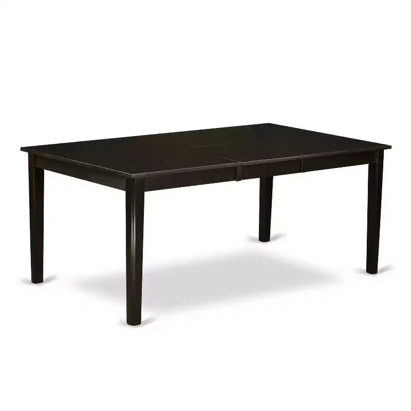 Ensemble de salle à manger HomeStock Belmont – Table avec rallonge et 6 chaises de cuisine, couleur cappuccino