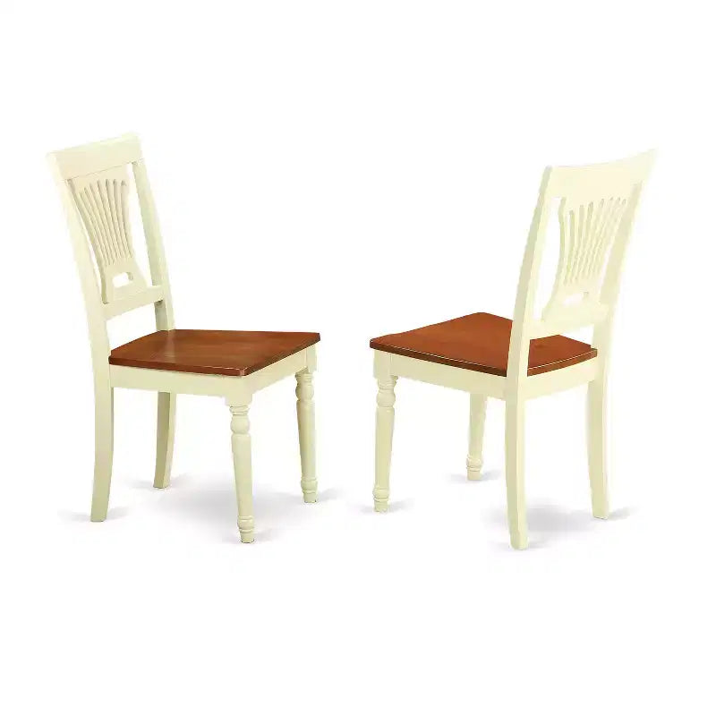 HomeStock Belmont, ensemble de 5 pièces de salle à manger, blanc