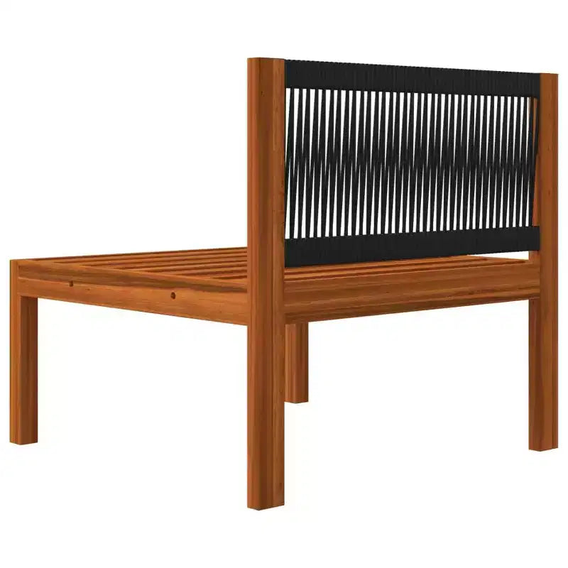 vidaXL Salon de jardin moderne 4 pièces - Crème, bois d'acacia massif avec coussins confortables - Design intemporel pour jardin, terrasse ou salon