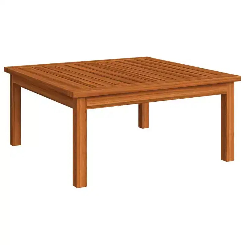 vidaXL Salon de jardin en bois d'acacia massif - 6 pièces avec coussins crème, meubles d'extérieur résistants aux intempéries pour jardin, patio, salon, design rustique