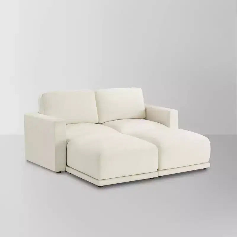 Spruce & Spring 4-Piece Oversized Modular Sectional Sofa Cloud Couch for Living Room