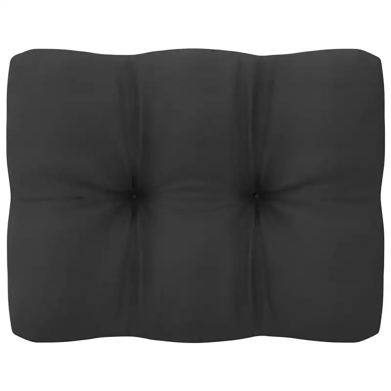 vidaXL Salon de jardin Blanc Bois de pin massif, Polyester Grande taille