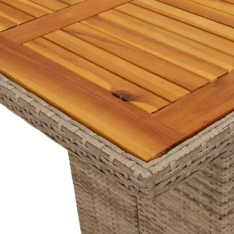 vidaXL Salon de jardin avec coussins en résine tressée