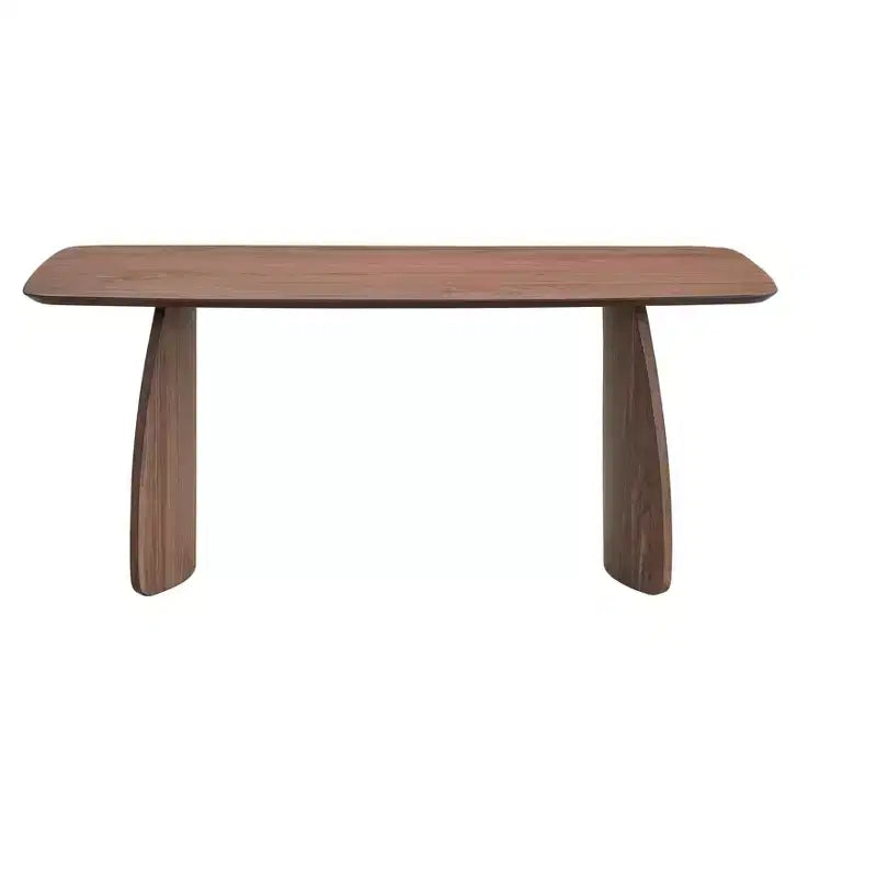 Ensemble de salle à manger 5 pièces GDFStudio Neihart en tissu et bois d'hévéa avec base incurvée