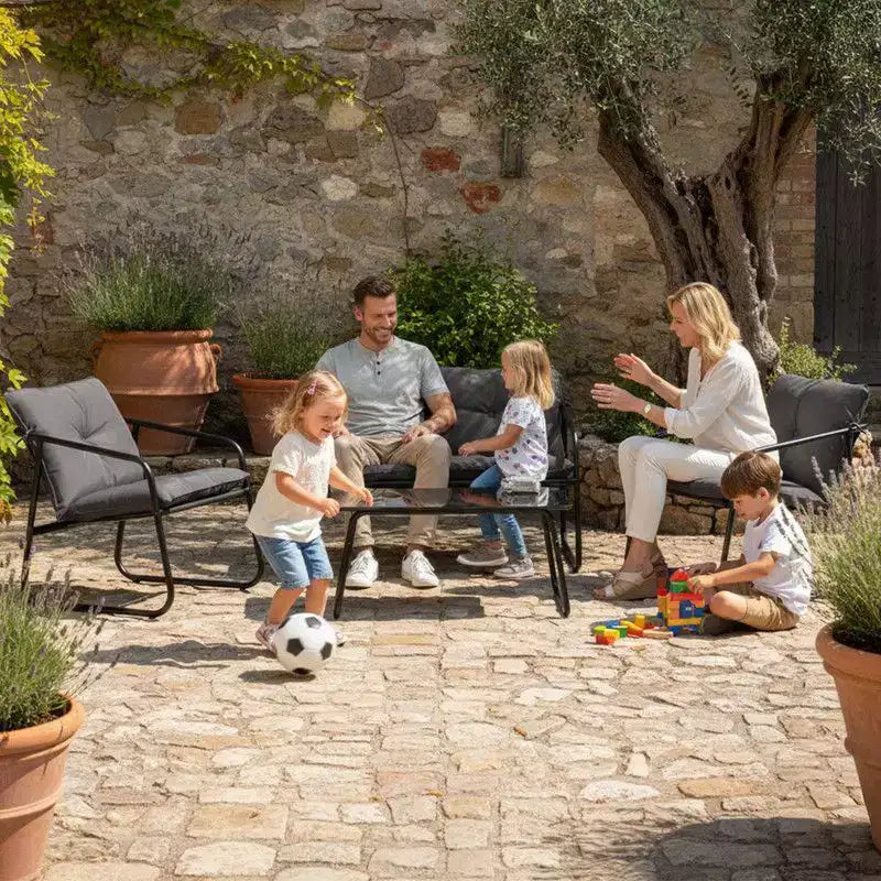 Ensemble de mobilier de patio 4 pièces