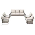UPTIOT 5-Piece Patio Furniture Chair Outdoor Conversation Set
