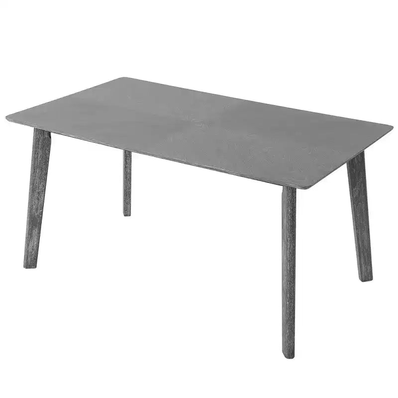 Ensemble de salle à manger 5 pièces, table de cuisine de ferme rustique et 4 chaises rembourrées - ModernLuxe