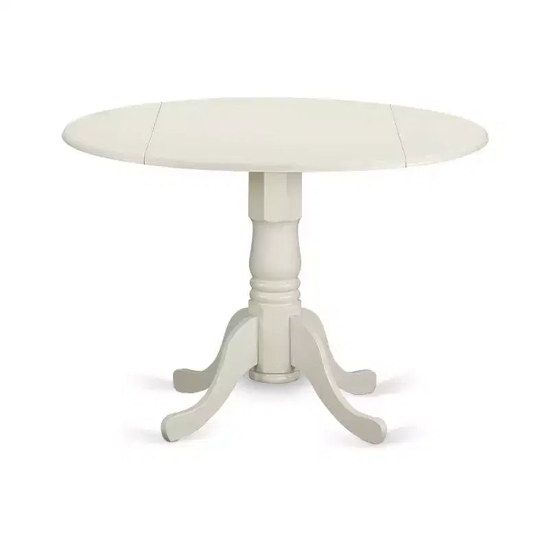 Ensemble table de cuisine ronde 3 pièces table de 42 po avec rallonges et 2 chaises Parsons – Ensemble de salle à manger moderne