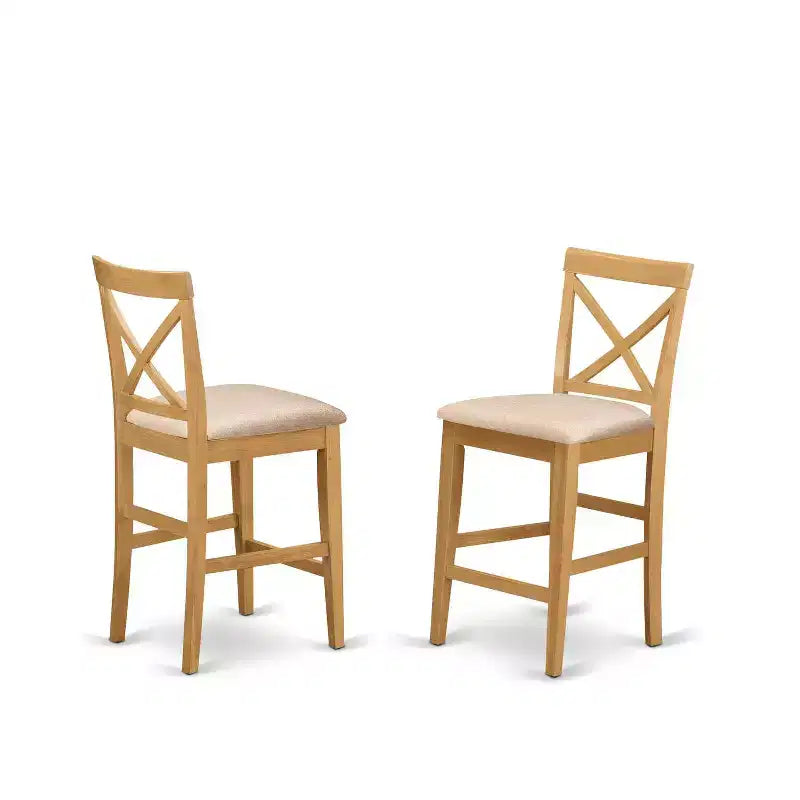 Ensemble table hauteur comptoir – Chaises de dînette et table de bar – Ensemble de salle à manger moderne pour cuisine