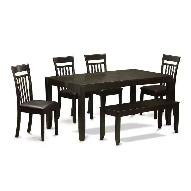 Dinette Set Table with Chairs - Kitchen Dining Room Set - Solid Wood Table and Chair Set