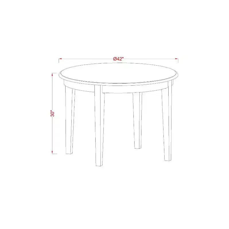 Petit ensemble de table de cuisine avec chaises - Table et chaises de salle à manger 3 pièces - Design néoclassique - Finition blanc lin