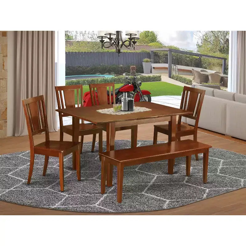 Ensemble de salle à manger antique - Petite table et chaises de salle à manger - Meubles de salle à manger élégants