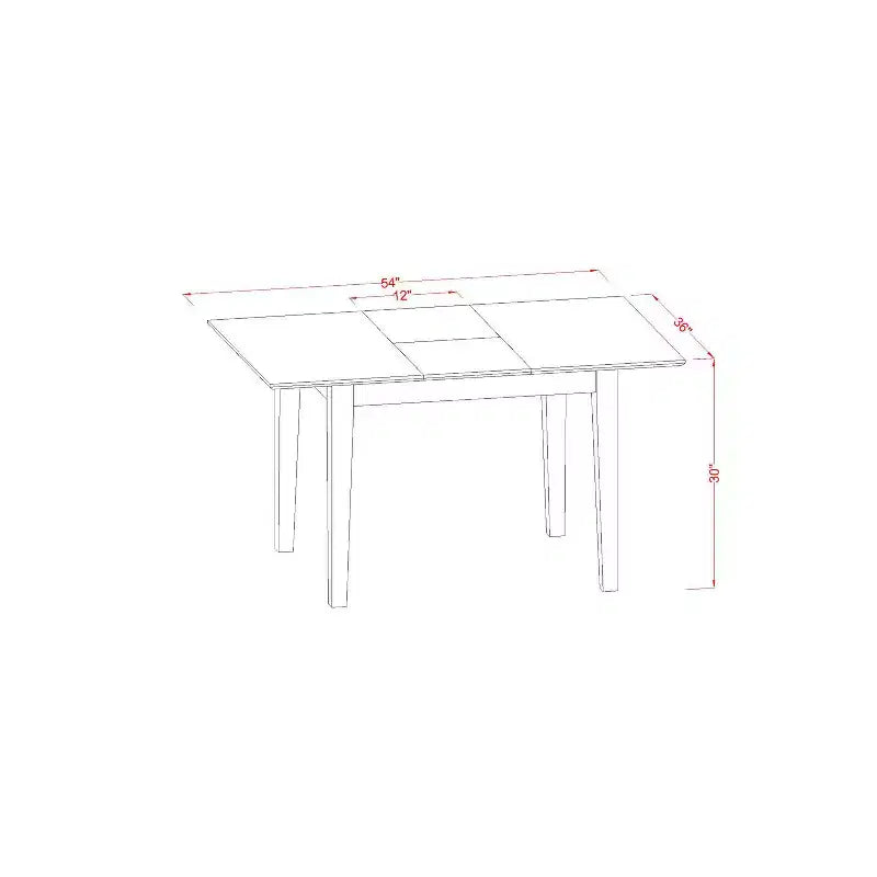 Ensemble de salle à manger antique - Petite table et chaises de salle à manger - Meubles de salle à manger élégants