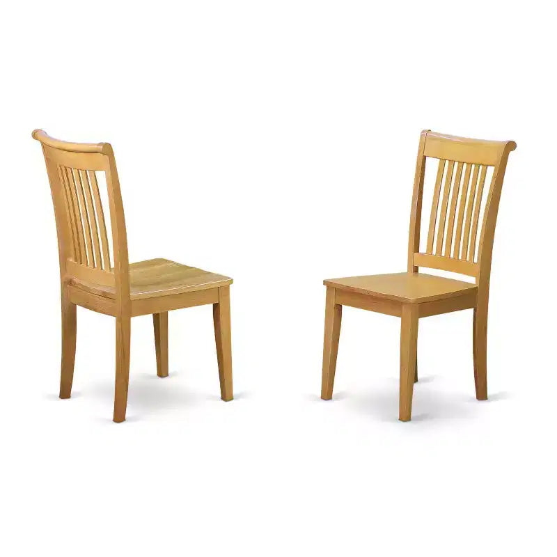 Ensemble de salle à manger 3 pièces - Table et 2 chaises - Ensemble de salle à manger en bois - Style nordique - Fini chêne