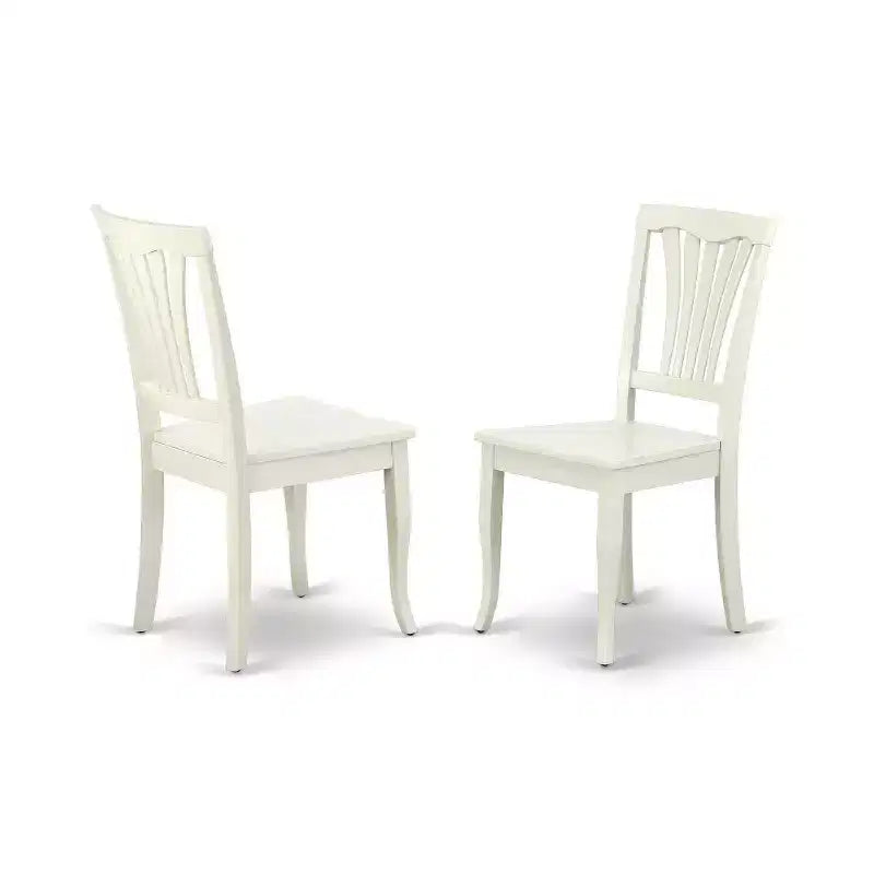 Ensemble table à manger ronde pour 4 – Ensemble table et chaises 3 pièces – Meuble de salle à manger gain de place de 42 po