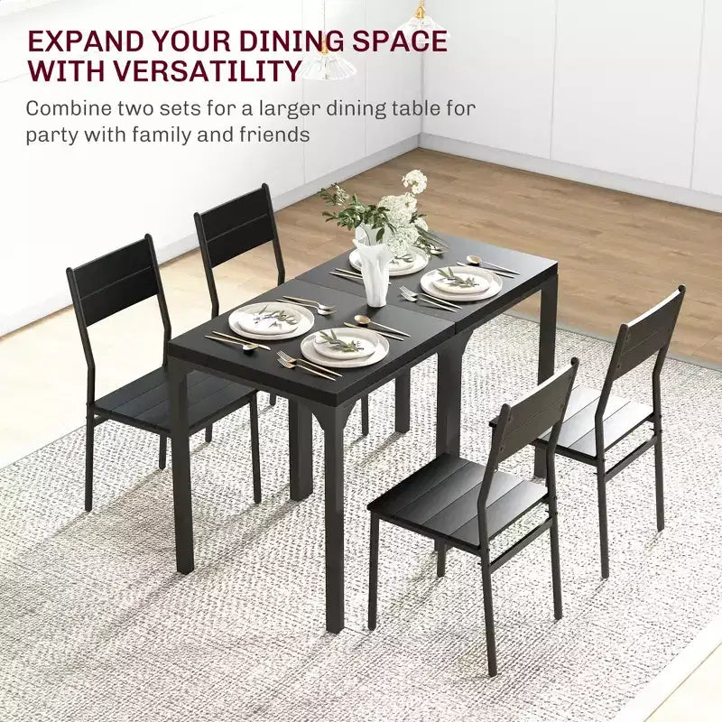 Ensemble de salle à manger 3 pièces pour 2, ensemble de table à manger pour coin petit-déjeuner, petit espace, appartement, gain de place