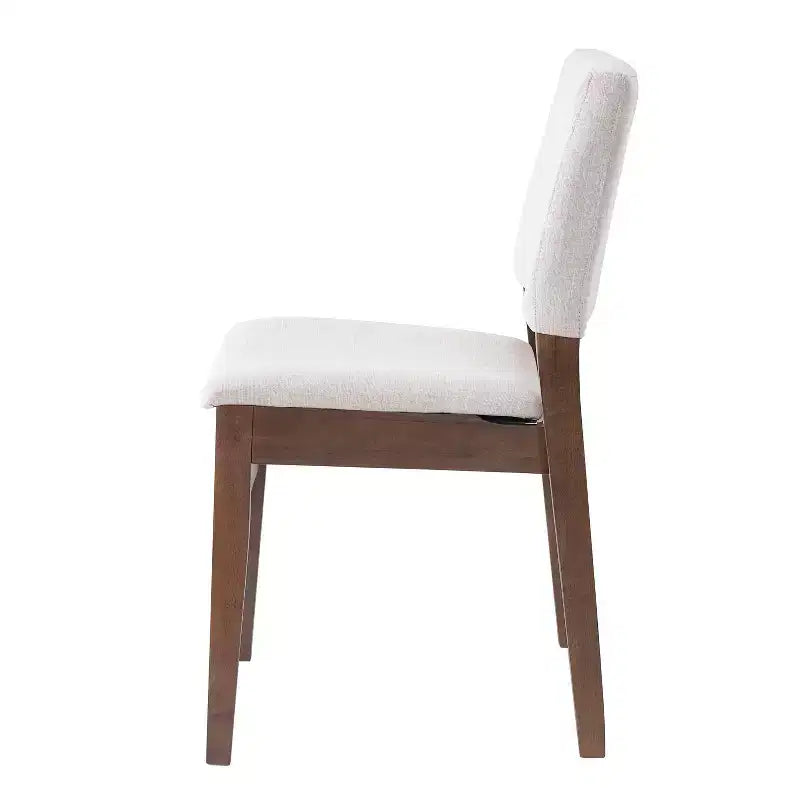Ensemble de salle à manger 5/7 pièces pour 4/6 personnes, ensemble de meubles de cuisine classique avec chaises de salle à manger empilables et rembourrées - ModernLuxe