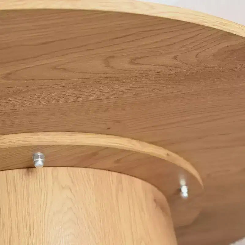 Ensemble table à manger ronde 5 pièces et 4 chaises rembourrées, ensemble de table à piédestal en bois moderne pour cuisine, coin petit-déjeuner ou salle à manger-Panipeachy