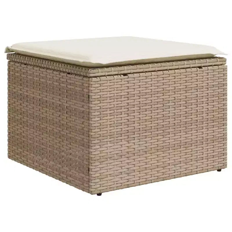 vidaXL Salon de jardin 9 pièces avec coussins en résine tressée, plusieurs coloris et modèles