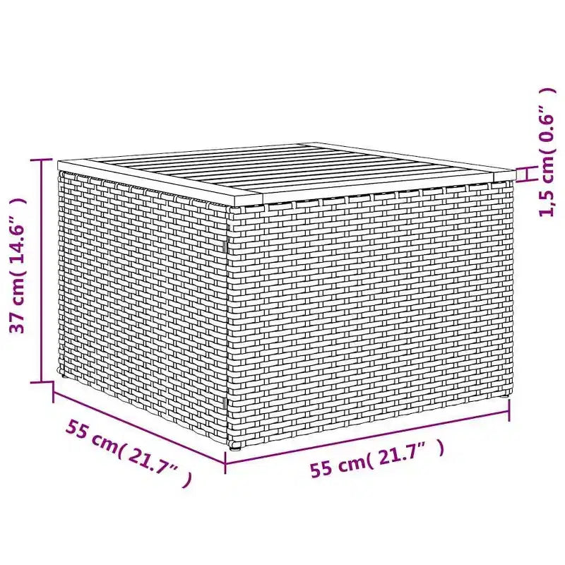 vidaXL Salon de jardin 8 pièces avec coussins, modulable en poly rotin, plusieurs coloris