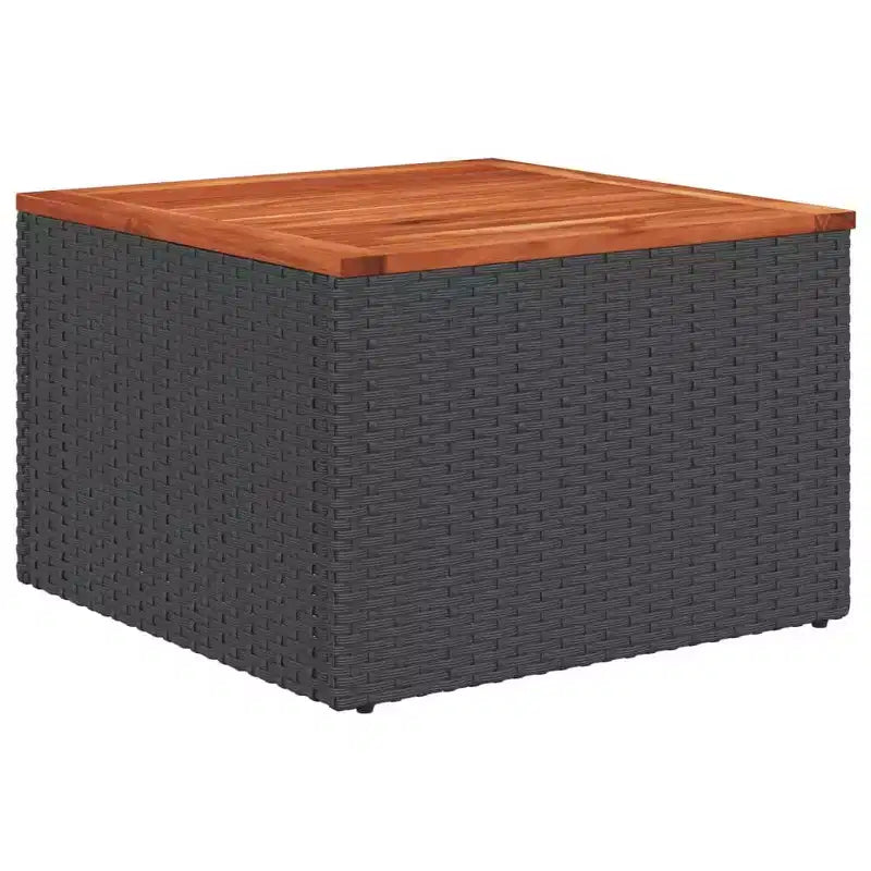 vidaXL Salon de jardin 8 pièces avec coussins, modulable en poly rotin, plusieurs coloris