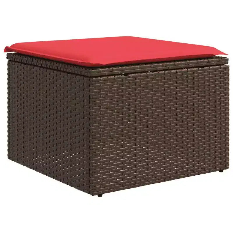 vidaXL Salon de jardin 11 pièces avec coussins, résine tressée, modulable, plusieurs coloris/modèles