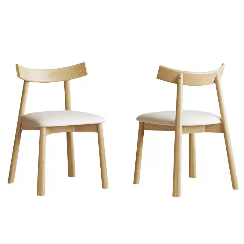 Ensemble de salle à manger 3 pièces GDFStudio Haven Farmhouse en bois et simili cuir