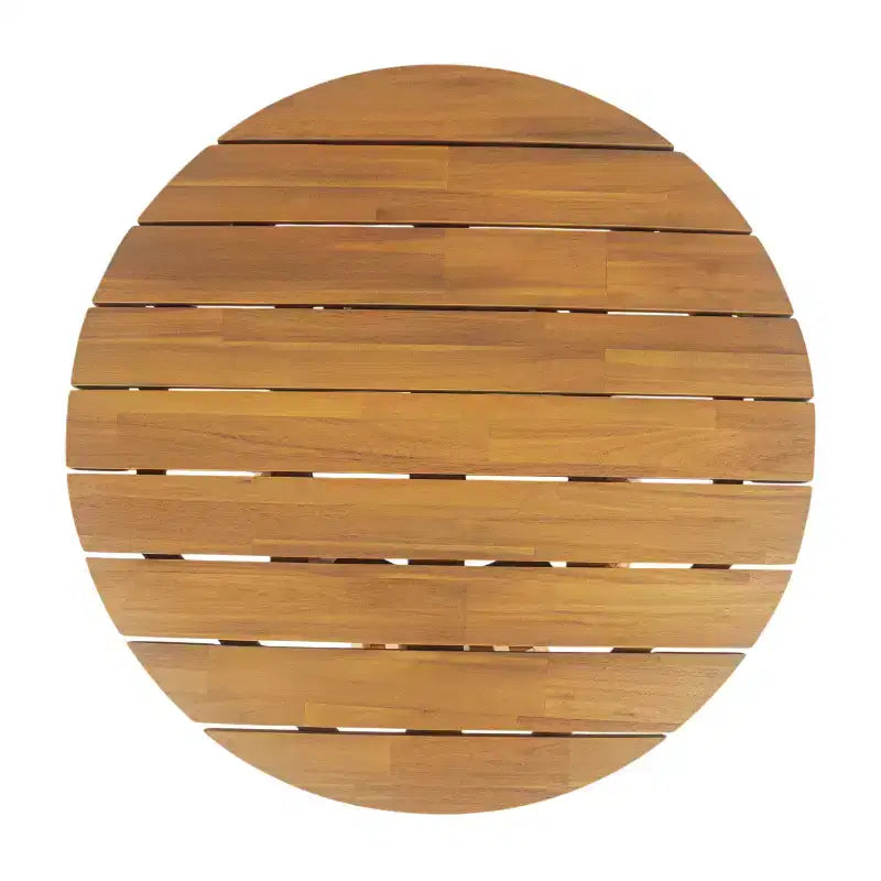 Christopher Knight Home Alice Ensemble de canapés 3 places 2 pièces modernes d'extérieur en bois d'acacia et corde tressée avec table basse ronde
