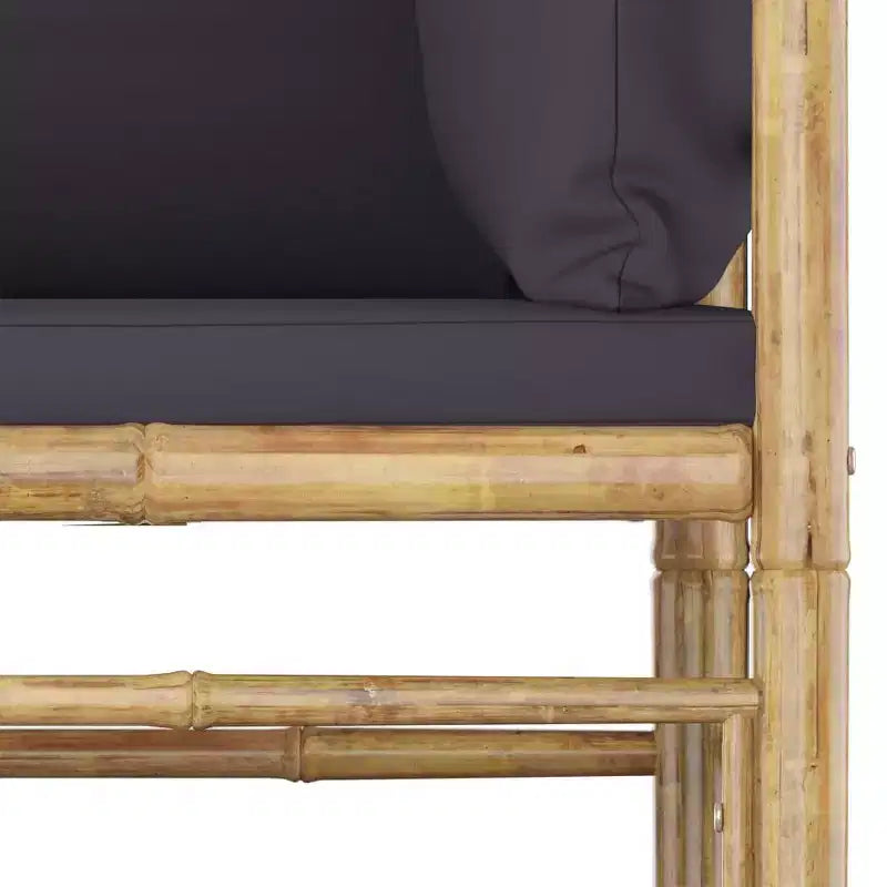 vidaXL Salon de jardin modulaire 6 pièces avec coussins Bois de pin massif