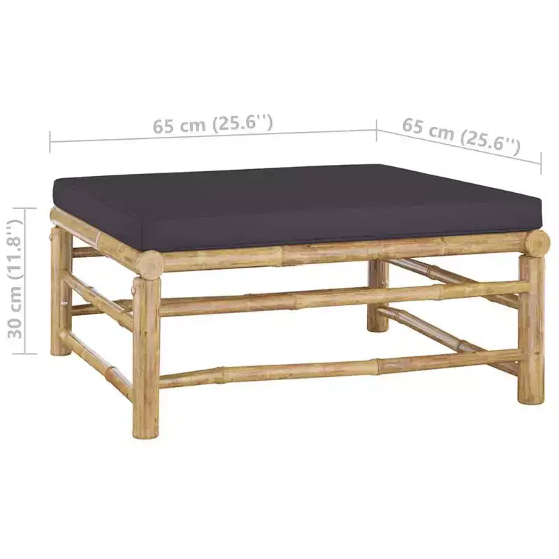 vidaXL Salon de jardin modulaire 6 pièces avec coussins Bois de pin massif