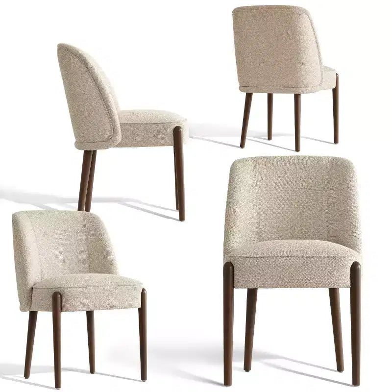 Ensemble de salle à manger moderne 5 pièces pour 4 personnes, table ronde anthracite avec 4 chaises de salle à manger rembourrées avec pieds en bois pour salle à manger ou ferme-Panipeachy