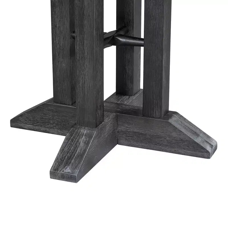 Ensemble de salle à manger 5 pièces de style ferme pour 4 personnes, comprenant une table à manger ronde extensible en bois massif et 4 chaises rembourrées pour la cuisine