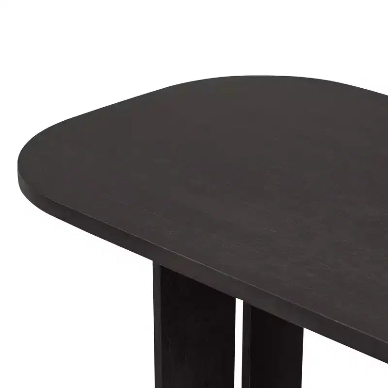 Ensemble de table à manger en bois massif avec banc pour 5 personnes, 6 pièces, ensemble de table de salle à manger rectangulaire rembourrée avec 4 chaises et un banc